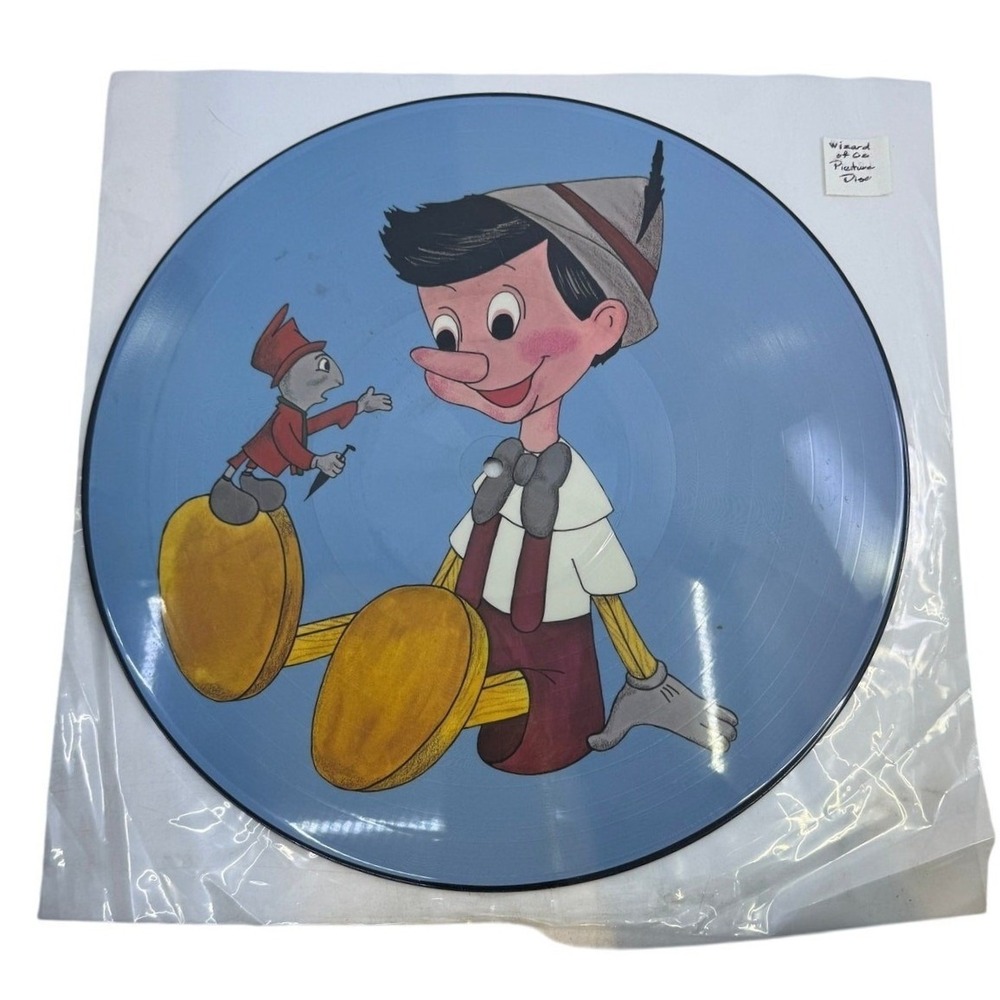 Wizard of Oz‎ Pinocchio Picture Disc LP Disney Soundtrack Collectible Record